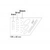55° POCKET-SIZE TRAVEL STENCIL
